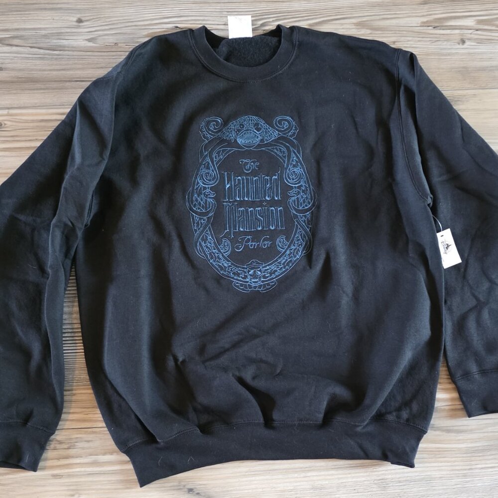 2025 New Disney Destination D23 The Haunted Mansion Parlor Sweatshirt